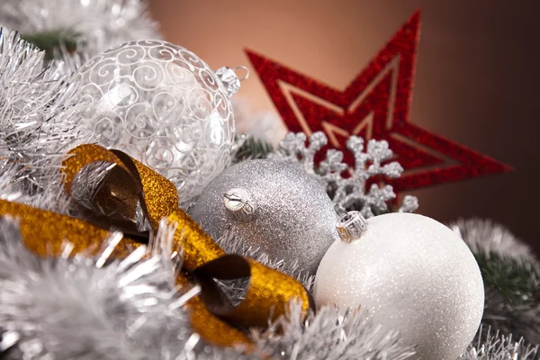 Boules de Noël traditionnelles — Photo