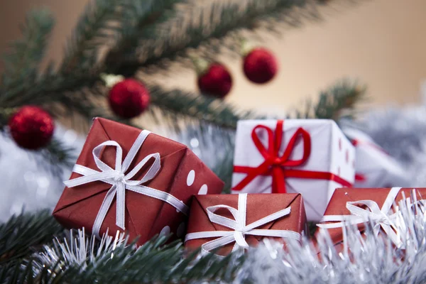 Caixa de presente de Natal — Fotografia de Stock