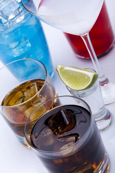 Alcohol drinks set — Stock Photo, Image