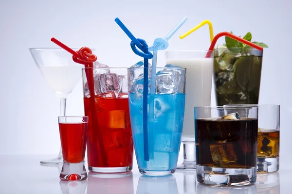 Alcohol drinks set — Stock Photo, Image