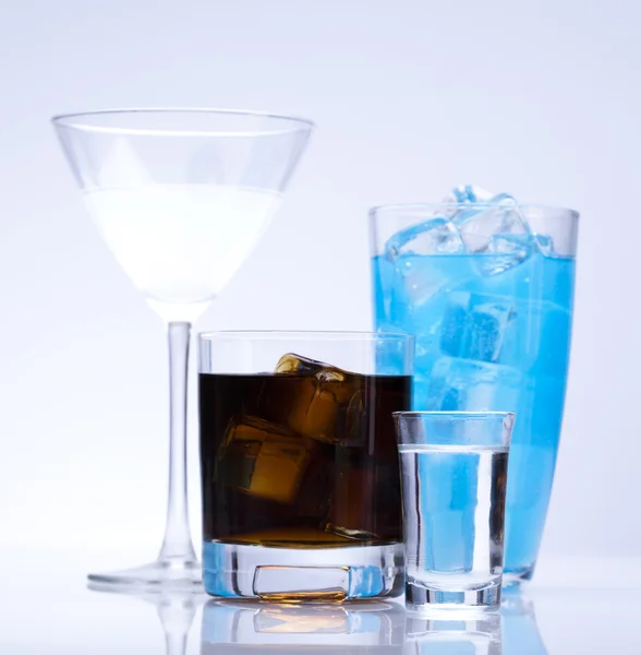 Alcohol drinks set — Stock Photo, Image