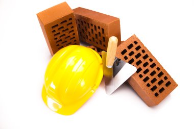 kask ile tuğla ve mala