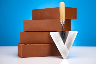 Bina arka plan, mala ve tuğla