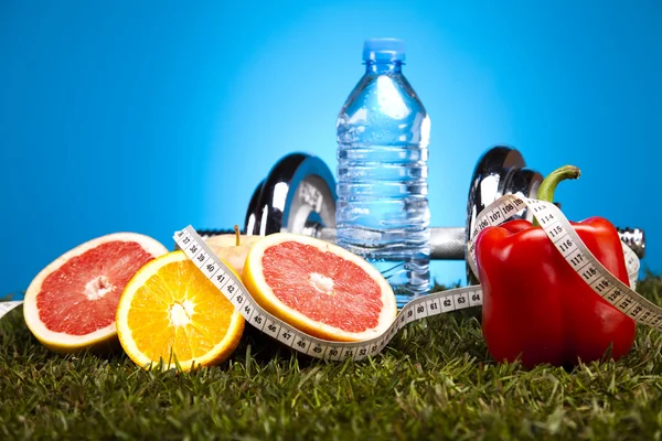 Gesunder Lebensstil, Ernährung und Fitness — Stockfoto