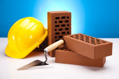 Bina arka plan, mala ve tuğla