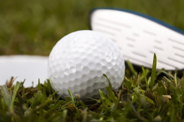 Tummen upp om golf — Stockfoto