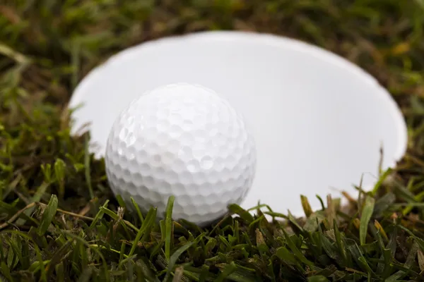 Kciuki do góry na golfa — Zdjęcie stockowe