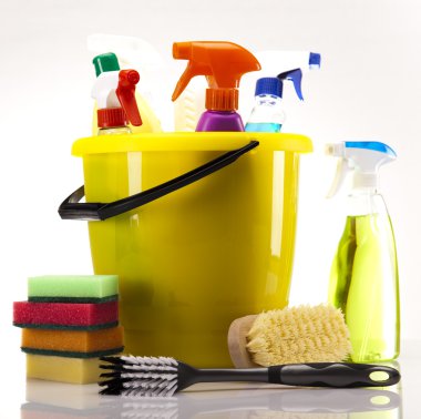 groep van geassorteerde schoonmaken