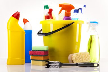 groep van geassorteerde schoonmaken