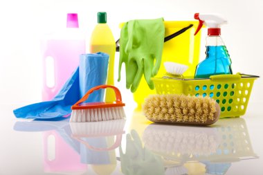 groep van geassorteerde schoonmaken