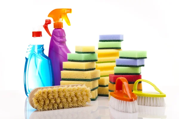 Assorted cleaning products — Stock Photo, Image