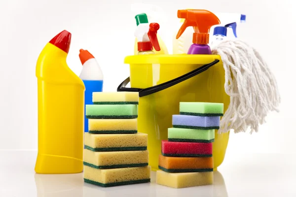 Set of cleaning products — Stock Photo, Image