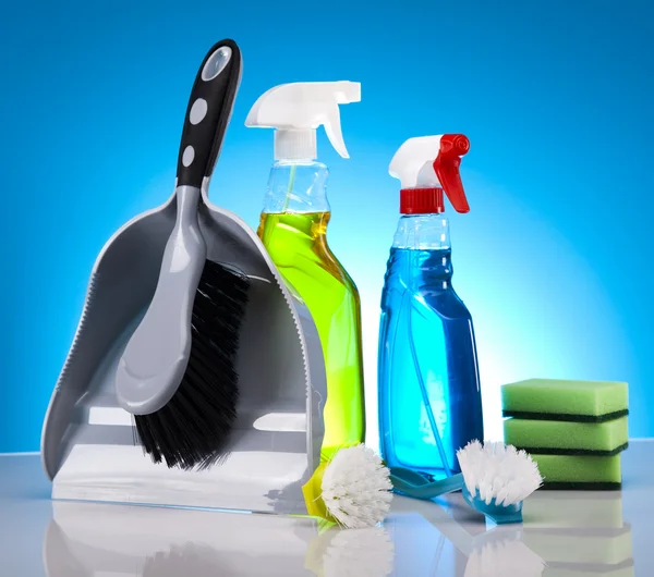 Group of assorted cleaning — Stock Photo, Image