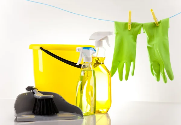 Variety of cleaning products — Stock Photo, Image