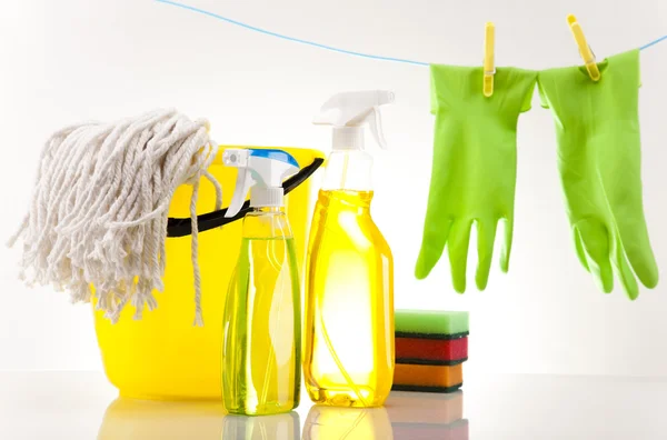 Cleaning supplies — Stock Photo, Image