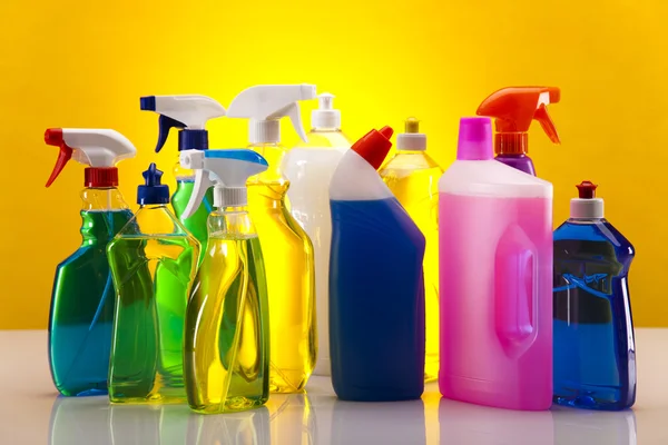 Set of cleaning products — Stock Photo, Image