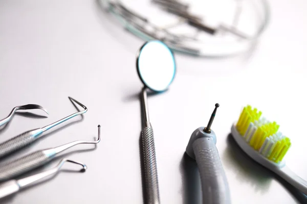 Conjunto de ferramentas dentárias — Fotografia de Stock