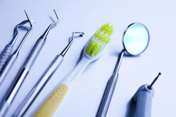 Close-up Dental Instruments — Stock Photo, Image