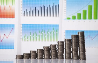 finansal başarı kavramı, paralar diyagramı
