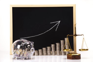 domuz banka ve para, jeton düşüyor