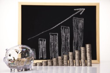 domuz banka ve para, jeton düşüyor