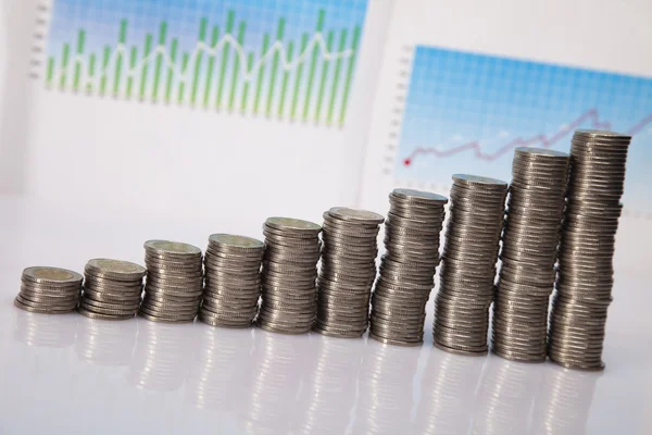 finansal başarı kavramı, paralar diyagramı