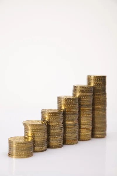 Diagrama de moedas — Fotografia de Stock
