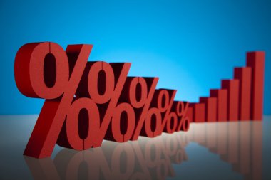 Kırmızı yüzde sembolü