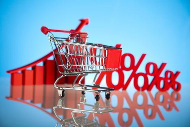 süpermarket alışveriş arabası