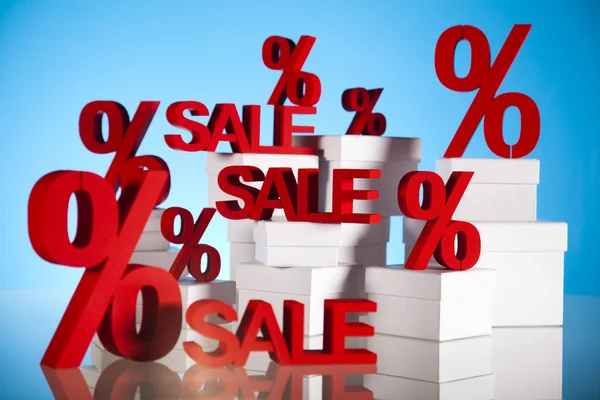 Sale background with percent — Stock Photo, Image