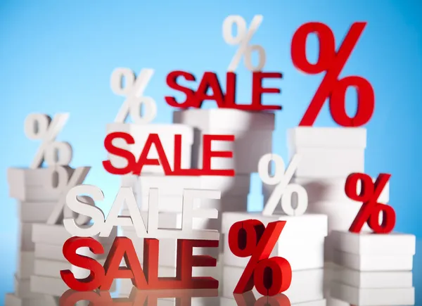 Sale background with percent — Stock Photo, Image