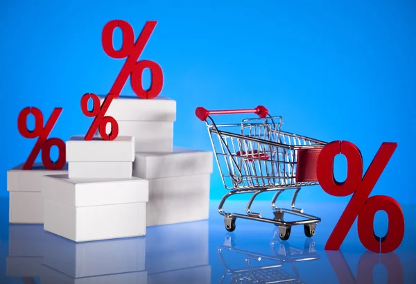 Percentage, Concept of discount — Stock Photo, Image