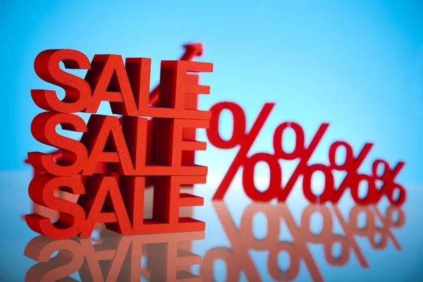 Sale background with percent — Stock Photo, Image