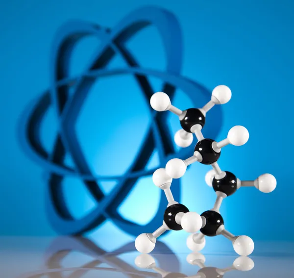 Bioquímica e átomo — Fotografia de Stock