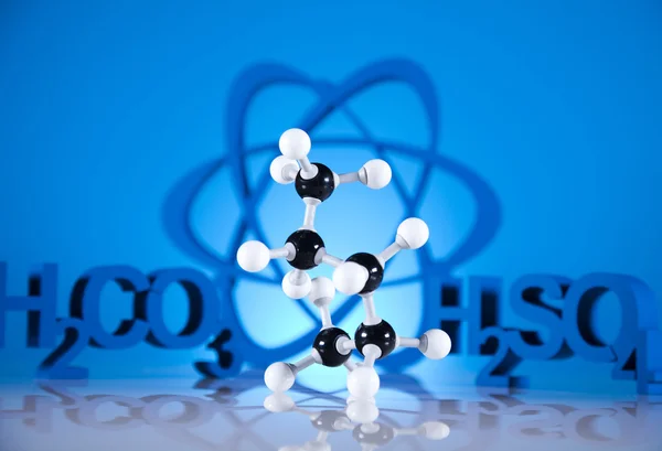 Биохимия и атом — стоковое фото