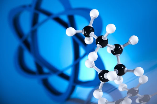 Biochemie und Atom — Stockfoto