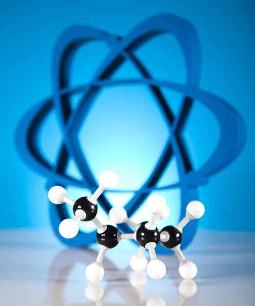 Biochemistry and atom — Stock Photo, Image