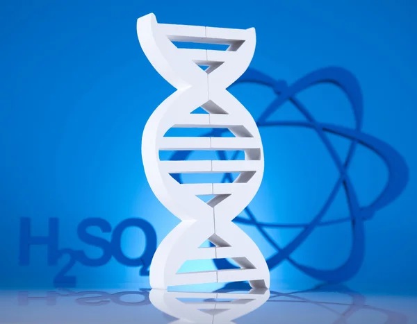 Cząsteczki DNA — Zdjęcie stockowe