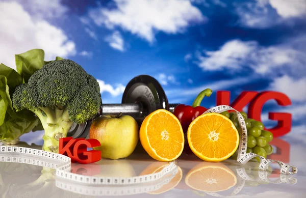 Concetto di stile di vita sano, dieta e fitness — Foto Stock