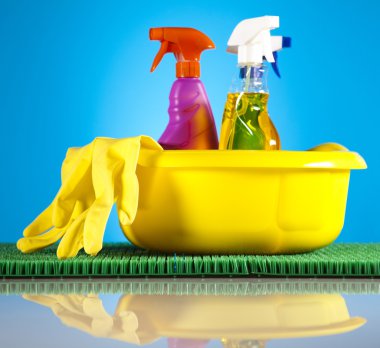 groep van geassorteerde schoonmaken