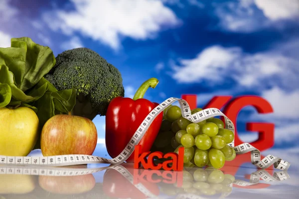 Concepto de estilo de vida saludable, dieta y acondicionamiento físico — Foto de Stock