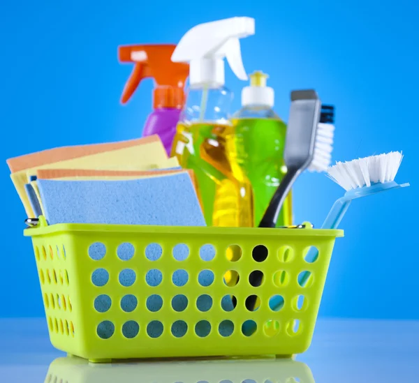 Juego de productos de limpieza — Foto de Stock