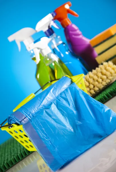 Group of assorted cleaning — Stock Photo, Image