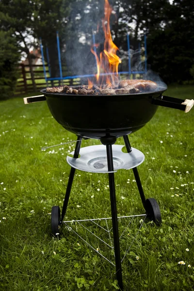 Fire, Hot grilling — Stock Photo, Image