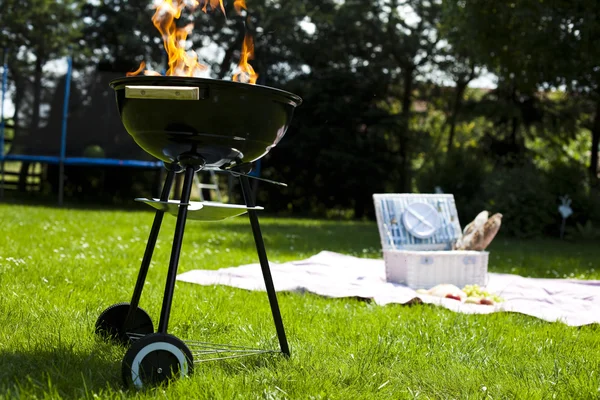 Fuego, Parrilla caliente — Foto de Stock