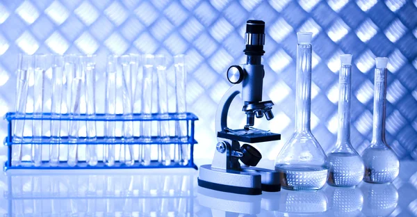 Sterile conditions, Laboratory glassware — Stock Photo, Image