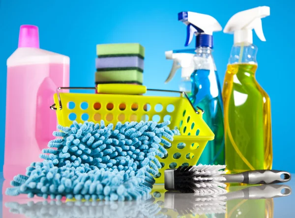 Set of cleaning products — Stock Photo, Image