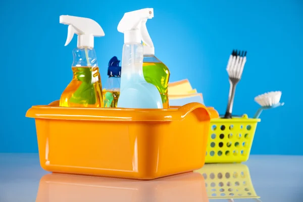 Set di prodotti per la pulizia — Foto Stock