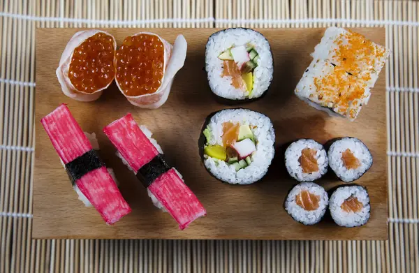 Asia jedzenie sushi — Zdjęcie stockowe