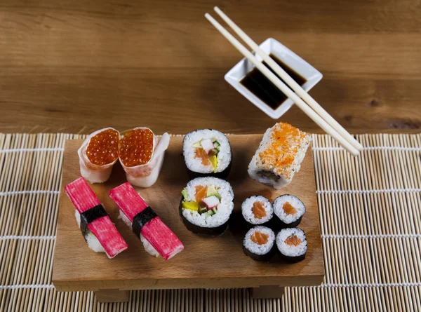 Sammlung von Sushi — Stockfoto